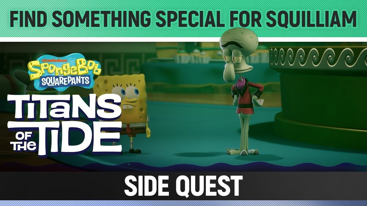 Spongebob: Titans of the Tide - Find Something Special For Squilliam - Side Quest