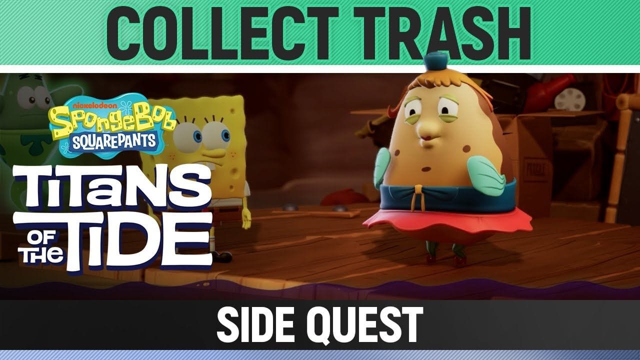 Spongebob: Titans of the Tide - Collect Trash - Side Quest