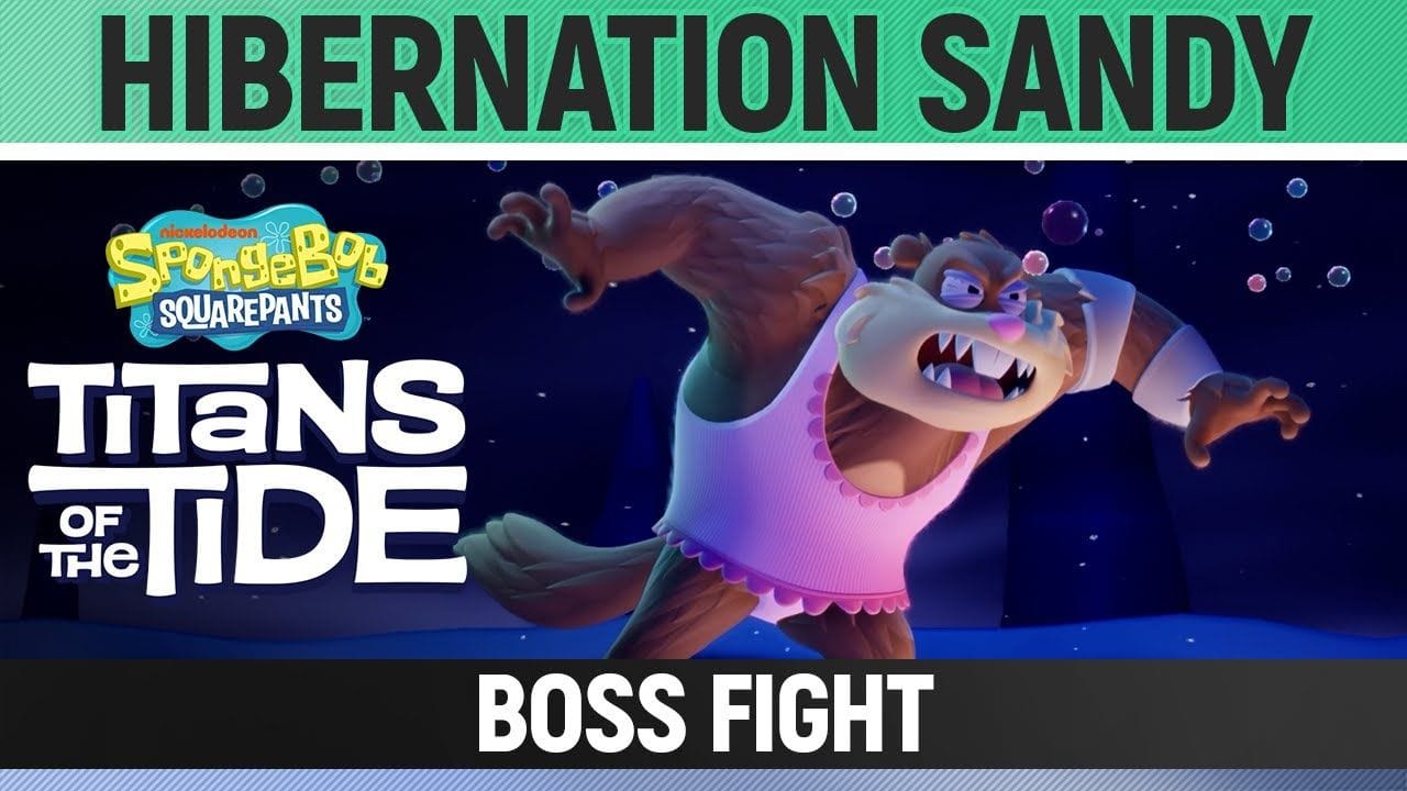 Spongebob: Titans of the Tide - Hibernation Sandy - Boss Fight