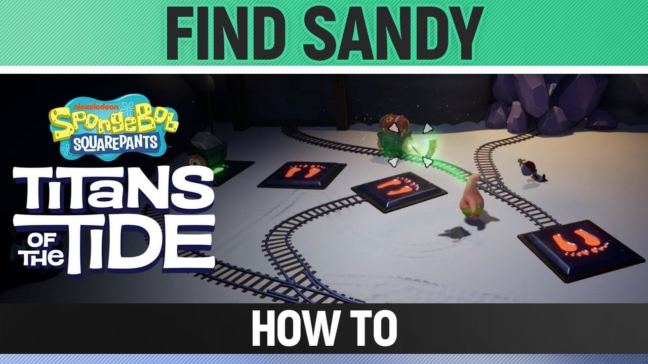 Spongebob: Titans of the Tide - Find Sandy - How to