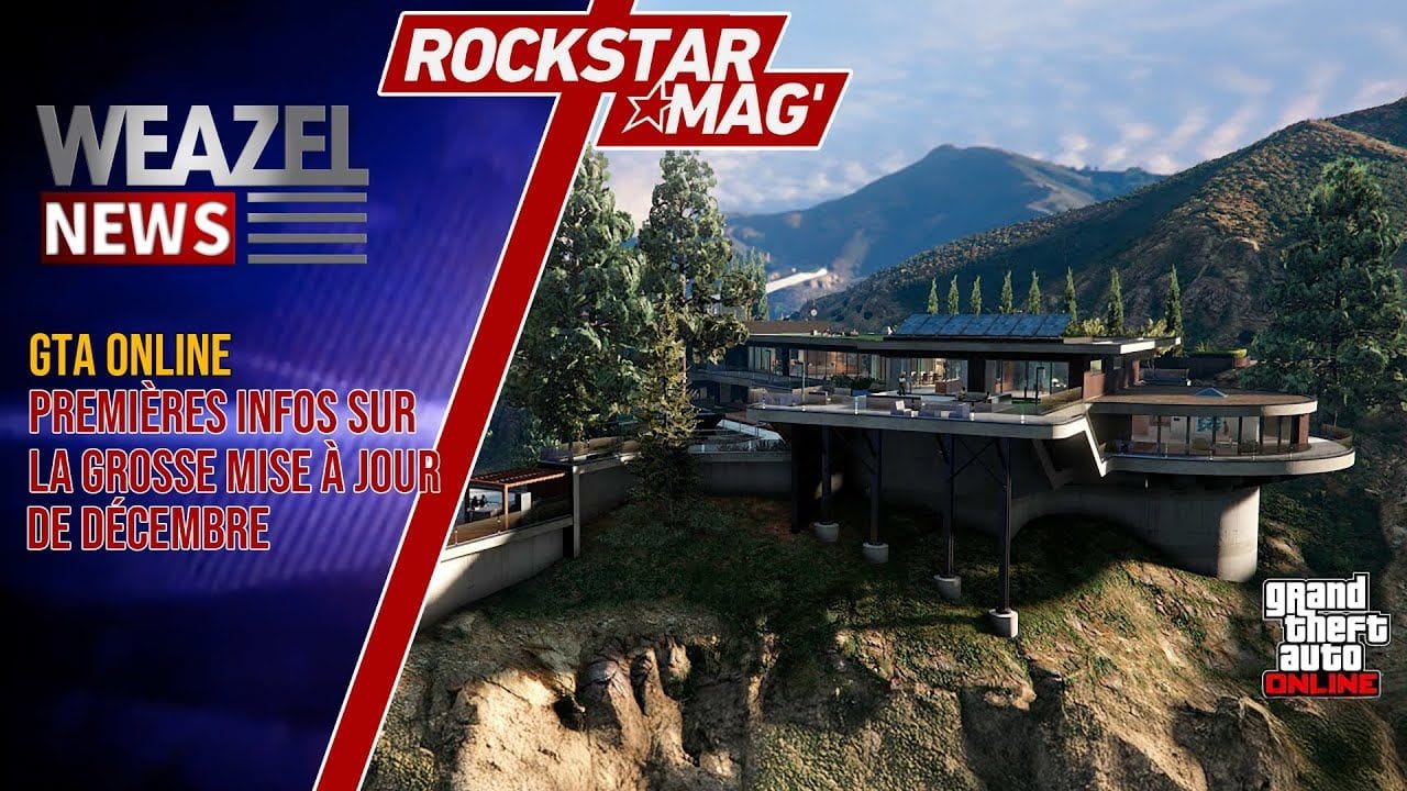 LES PREMIÈRES INFOS SUR LA MISE À JOUR DE GTA ONLINE DE DÉCEMBRE (UNE PLANQUE DANS LES COLLINES)