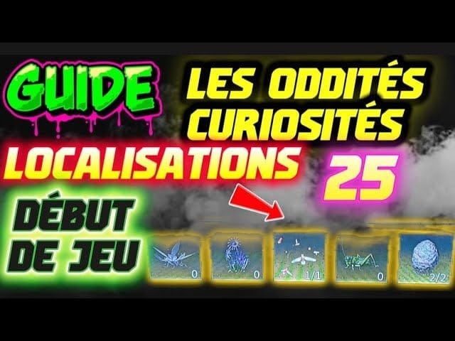Where winds meet : GUIDE LOCALISATION 25 ODDITES / CURIOSITÉ DÉBUT DE JEU😉😍
