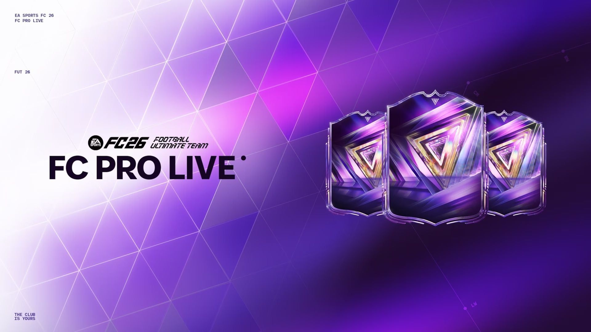 EA Sports FC 26 dévoile l'évènement FC Pro Live