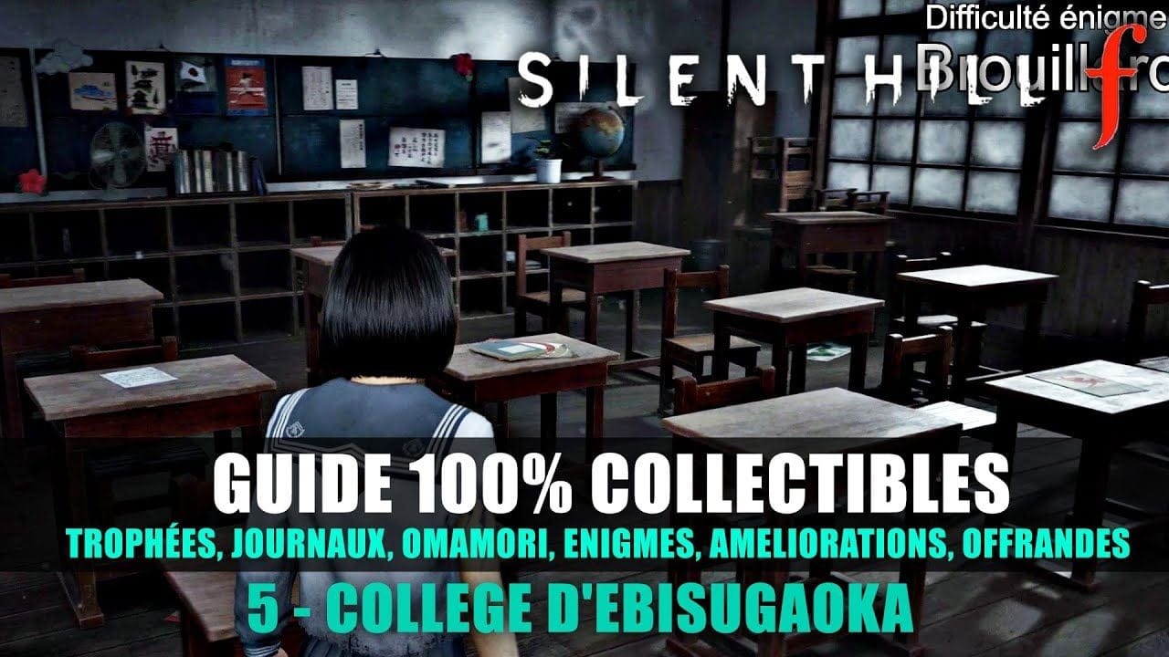 Silent Hill f : Guide 100% Collectibles & Énigmes - 5 : COLLEGE D'EBISUGAOKA (Solution Complète)