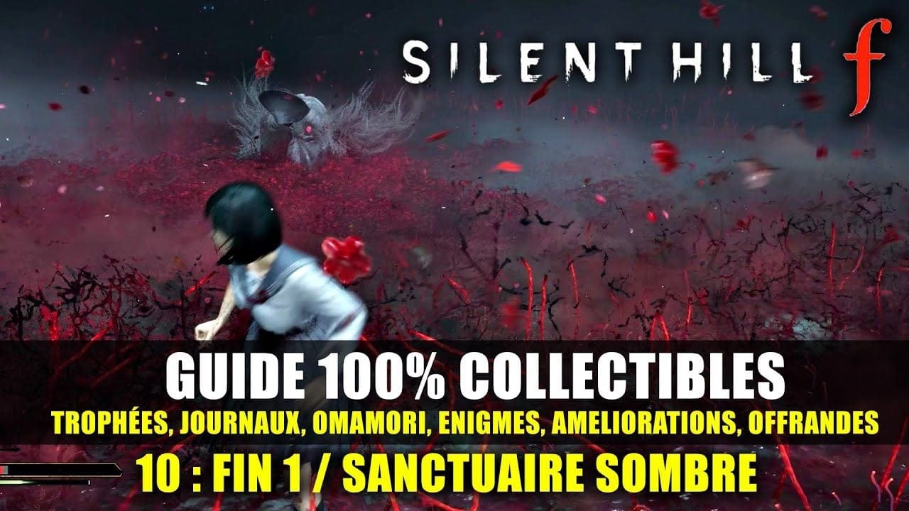 Silent Hill f : Guide 100% Collectibles & Énigmes - 10 : Fin 1 / Sanctuaire sombre Solution Complète