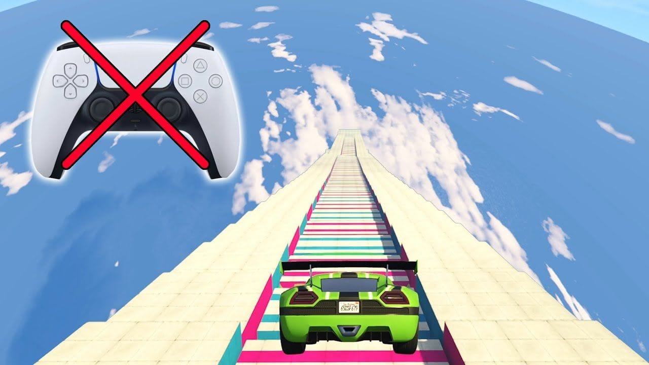 MEGA RAMPE SANS TOUCHER LA MANETTE