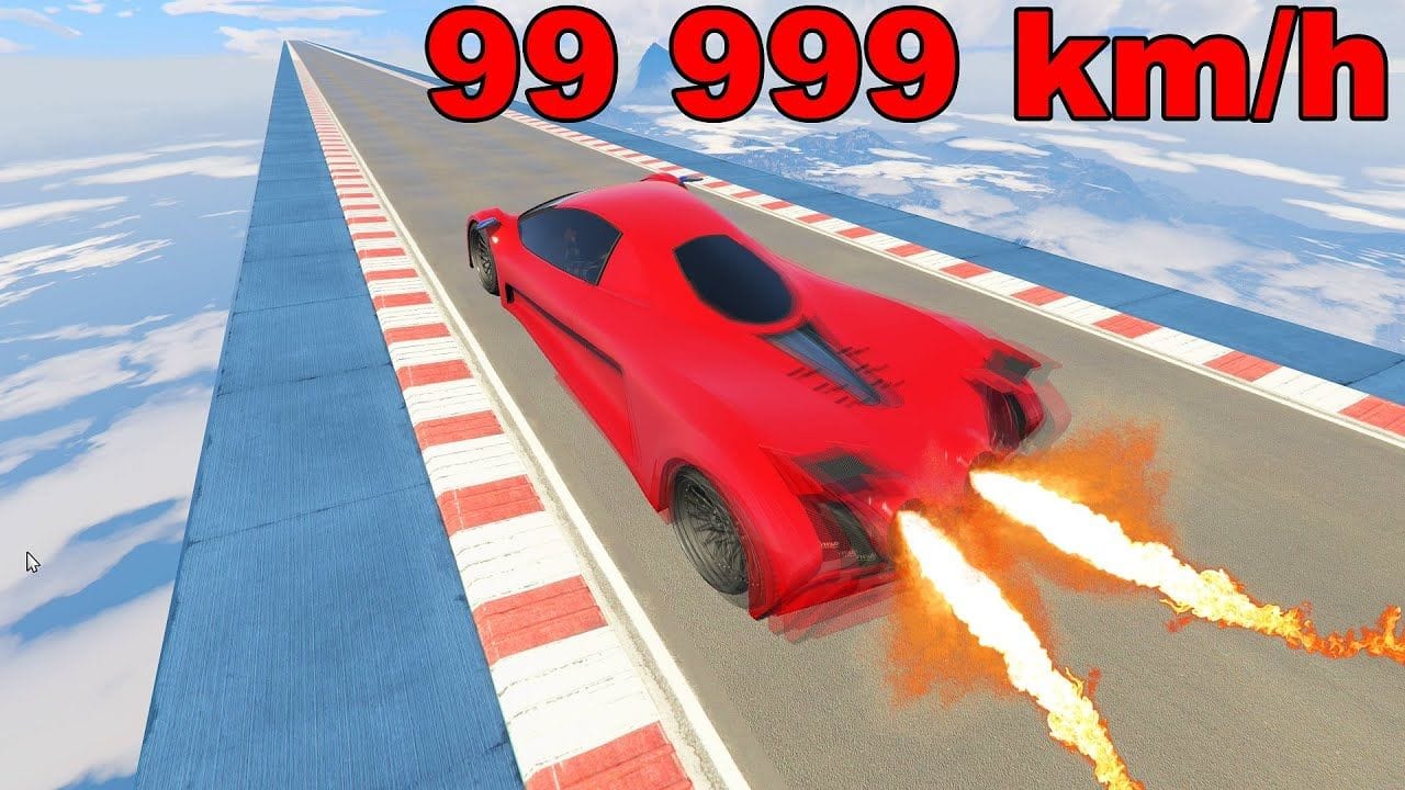 JE HACK GTA 5 AVEC DES VITESSES IMPOSSIBLES