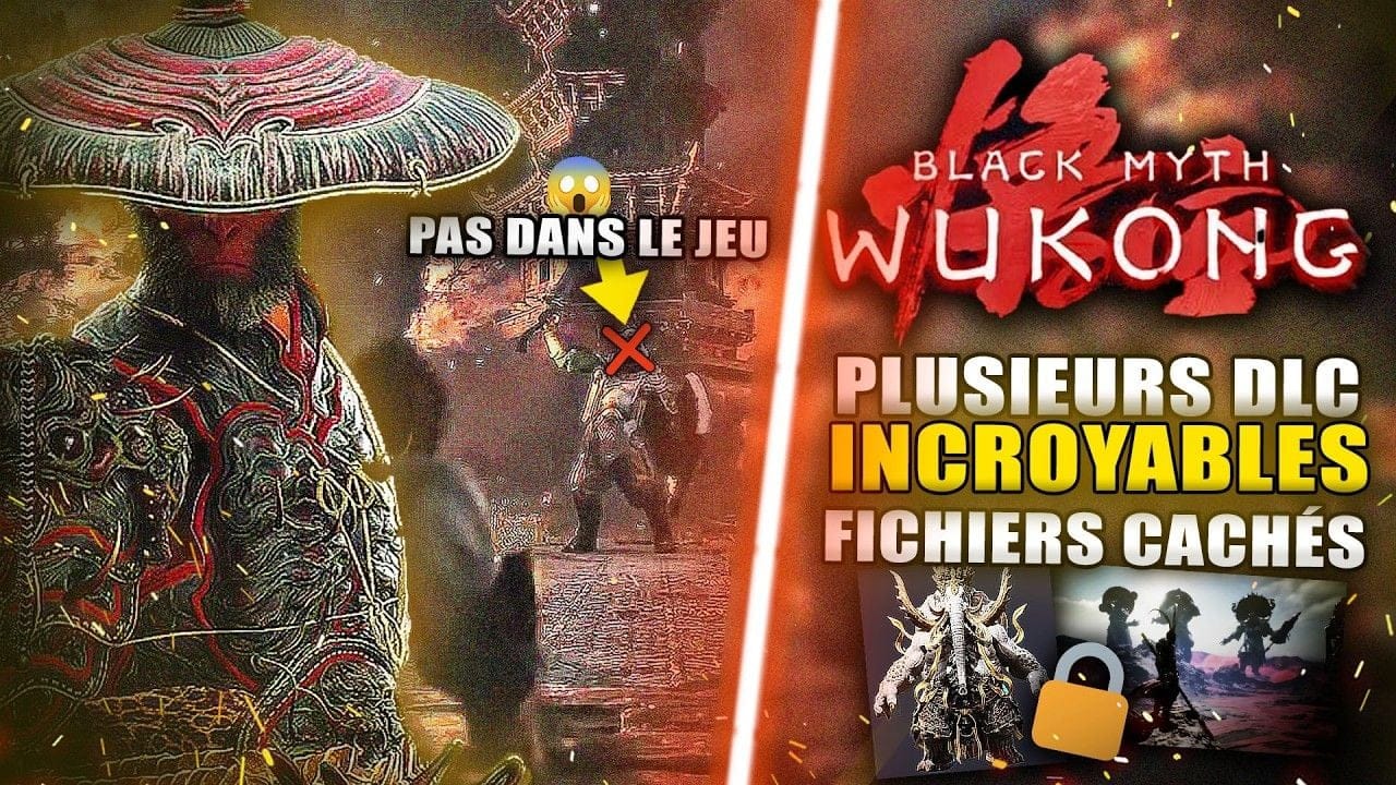 Black Myth Wukong : 2 DLC arrivent !! Scènes COUPÉS SECRÈTES, Fichier CACHÉS, Sortie Physique...