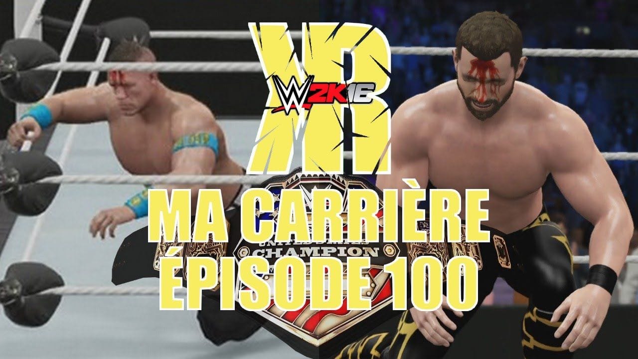 WWE 2K16 - Ma Carrière - Épisode 100 : Championnat des États-Unis