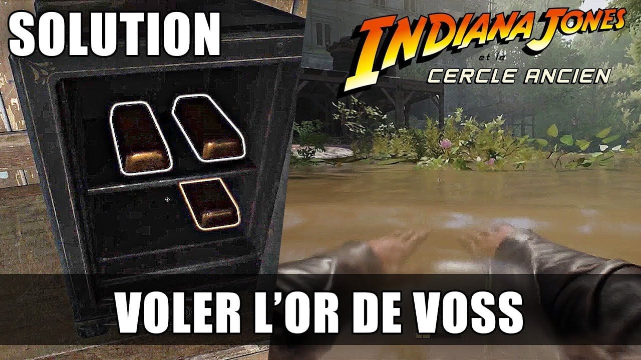 Indiana Jones et le Cercle Ancien - Comment VOLER l'or de Voss (Code du Coffre)