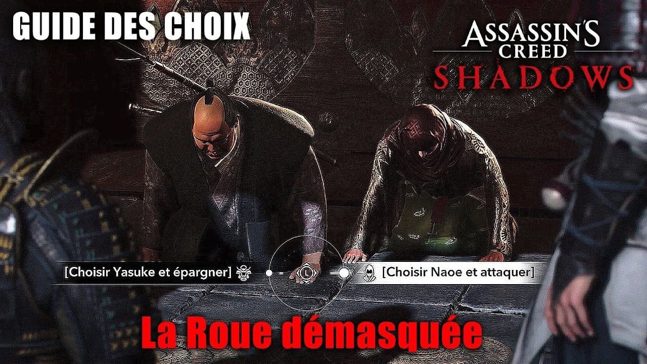 Assassin's Creed Shadows : Yasuke et épargner OU Naoe et attaque (La Pleureuse) Guide des Choix