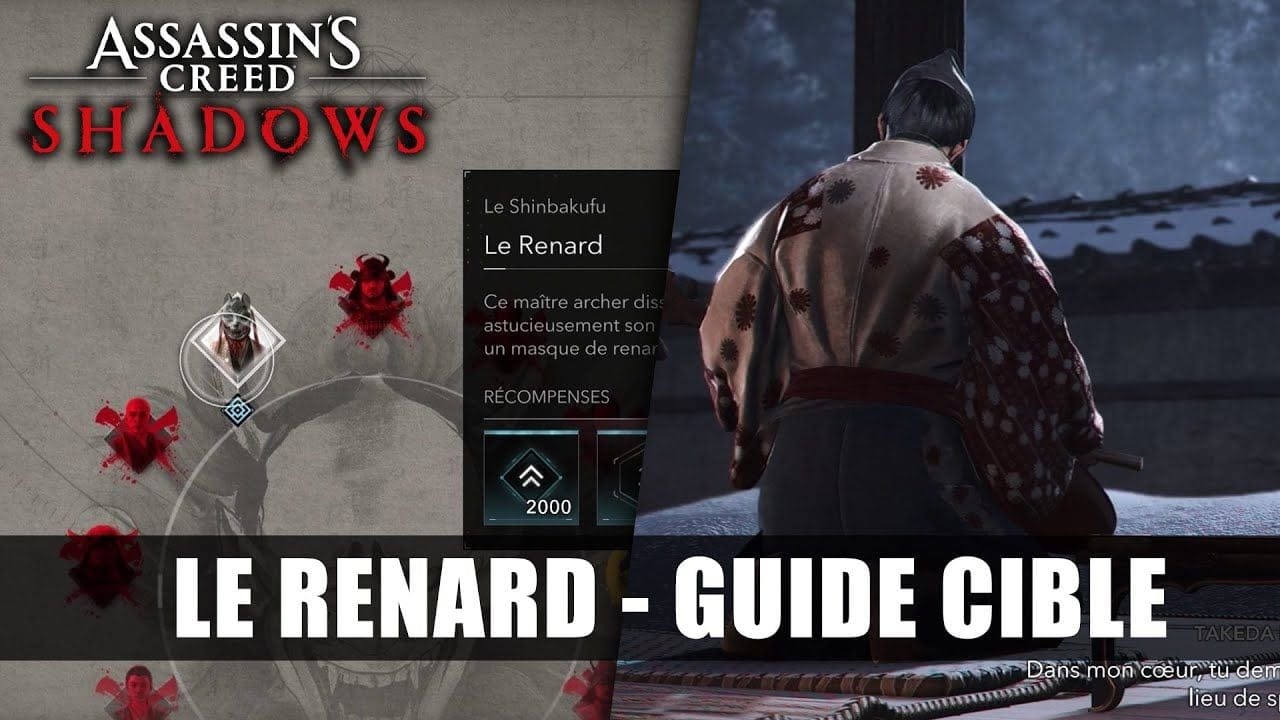 Assassin's Creed Shadows : Guide Le Renard (Solution Complète Cible) Le Shinbakufu