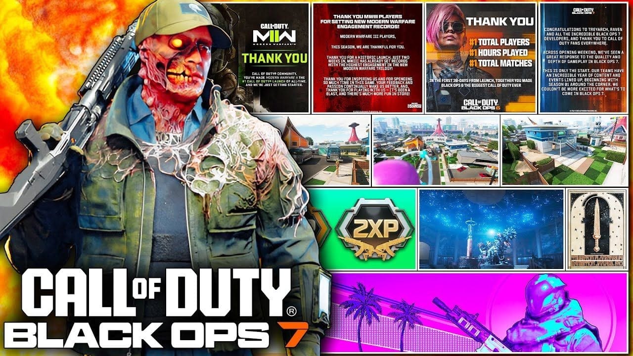 BLACK OPS 7 : WEEKEND DOUBLE XP, NUKETOWN 2025, CAMOUFLAGE SECRET, ASTRA MALORUM & ÉVÈNEMENT !