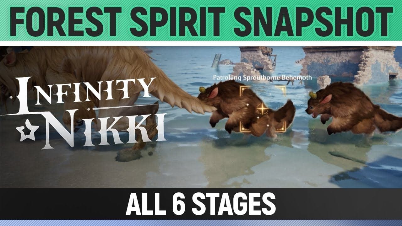 Infinity Nikki - Forest Spirit Snapshot - All 6 Stages