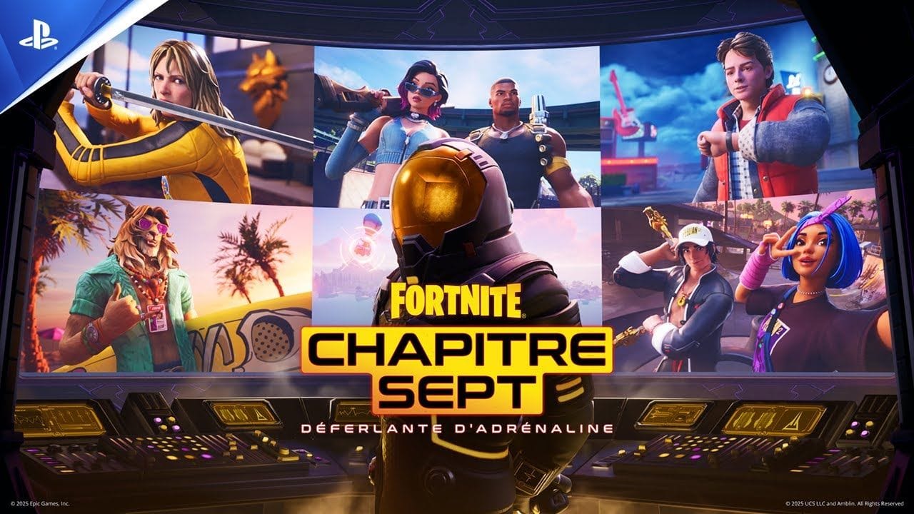 Fortnite - Chapitre 7 : Déferlante d'Adrénaline - Trailer de gameplay | PS5, PS4