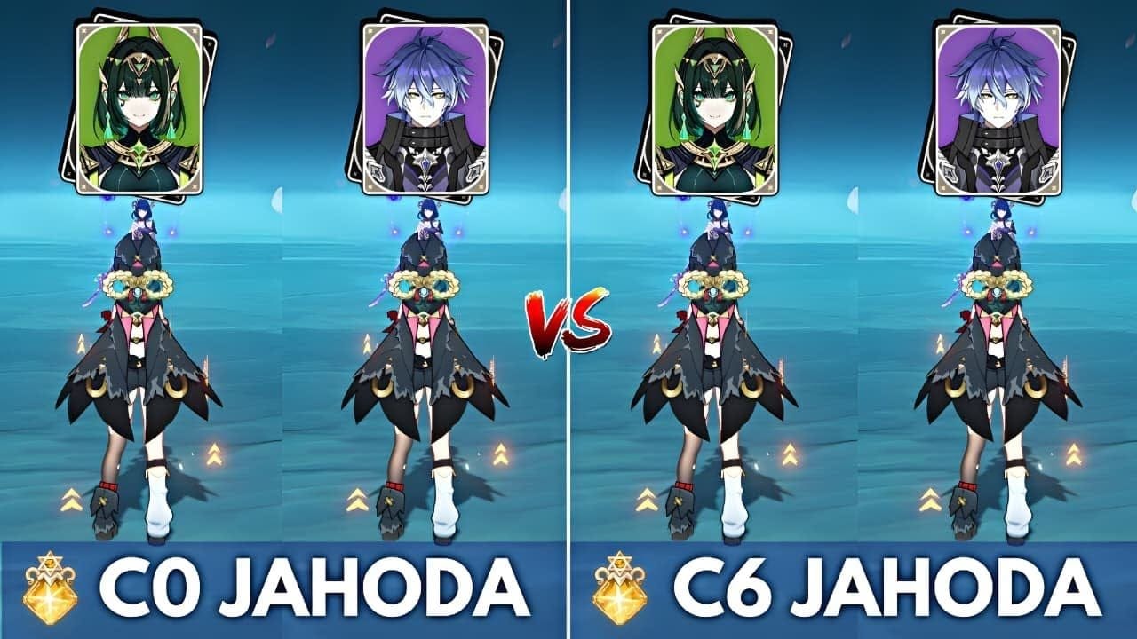 Is Jahoda worth it? C0 vs C6 Comparison Genshin Impact