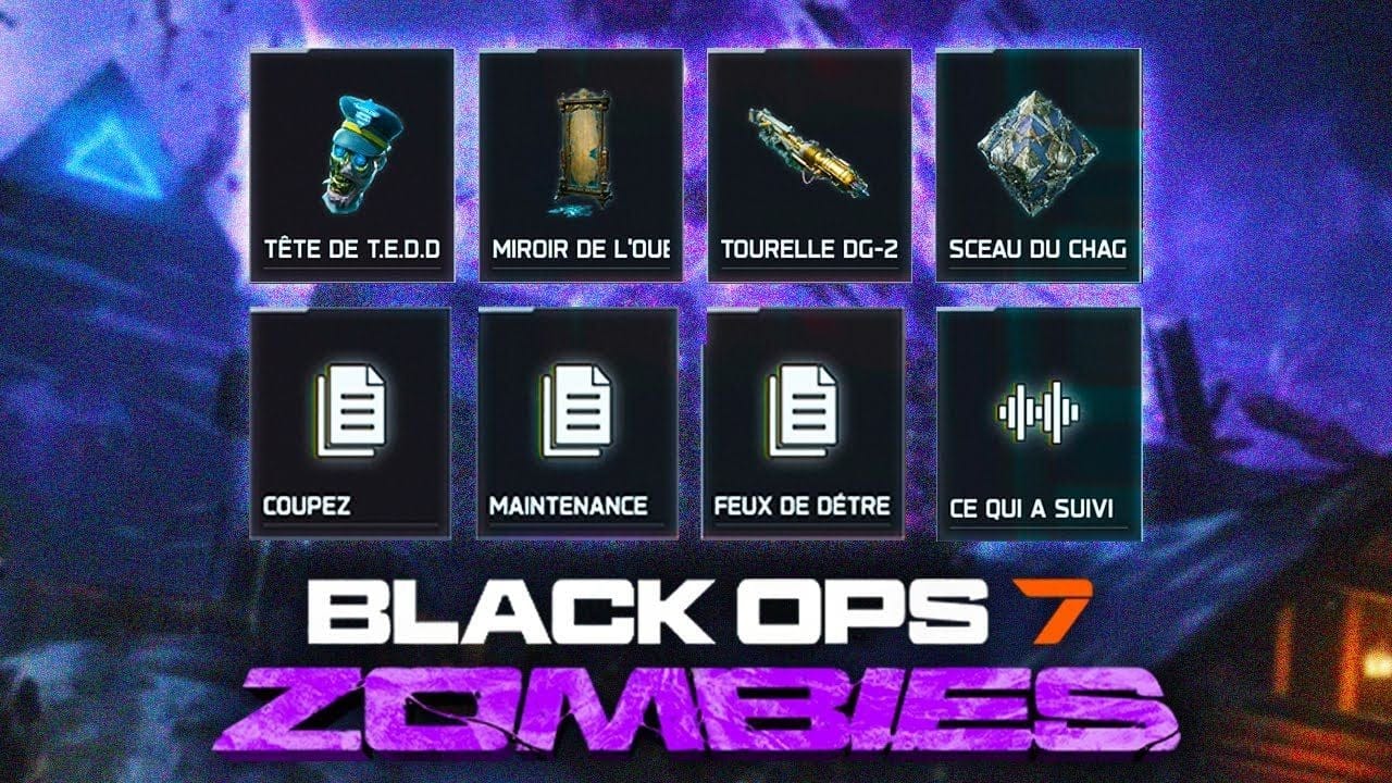 TROUVER TOUS les RENSEIGNEMENTS de ASHES OF THE DAMNED (Guide Black Ops 7 Zombies)