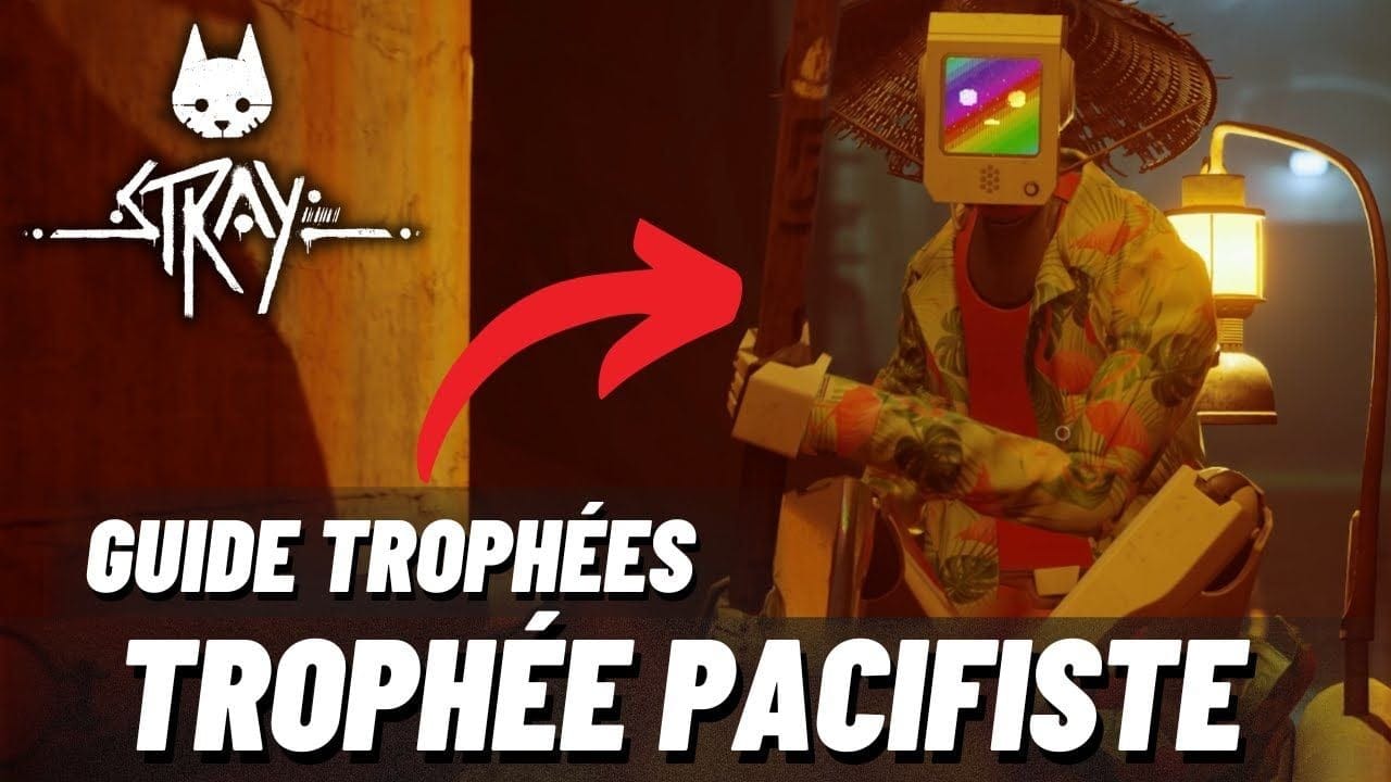 AVOIR LE TROPHÉE PACIFISTE dans STRAY - NE TUER AUCUN ZURKS 😽 (GUIDE STRAY)