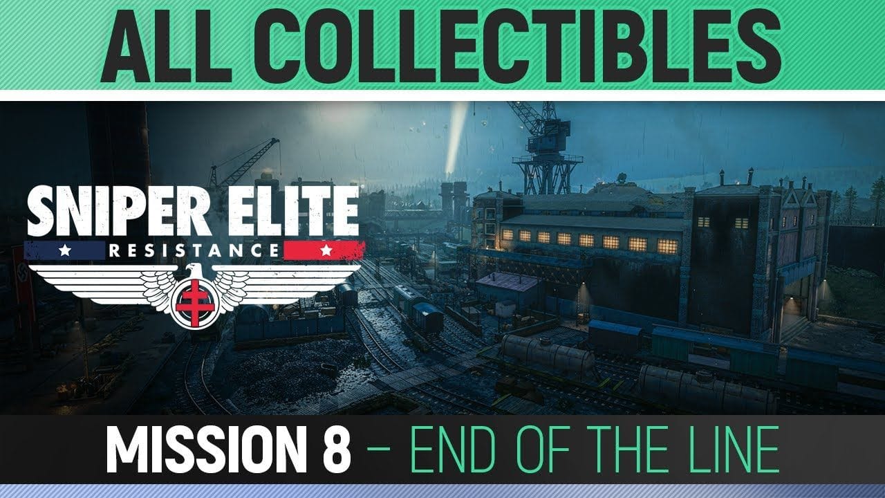 Sniper Elite: Resistance - Mission 8 - All Collectibles & Trophies 🏆 End of the Line