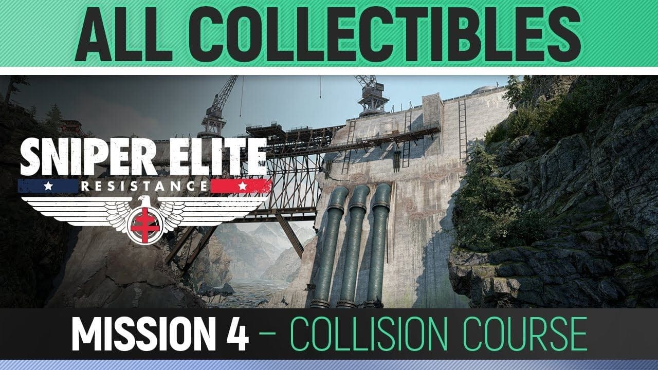 Sniper Elite: Resistance - Mission 4 - All Collectibles & Trophies 🏆 Collision Course