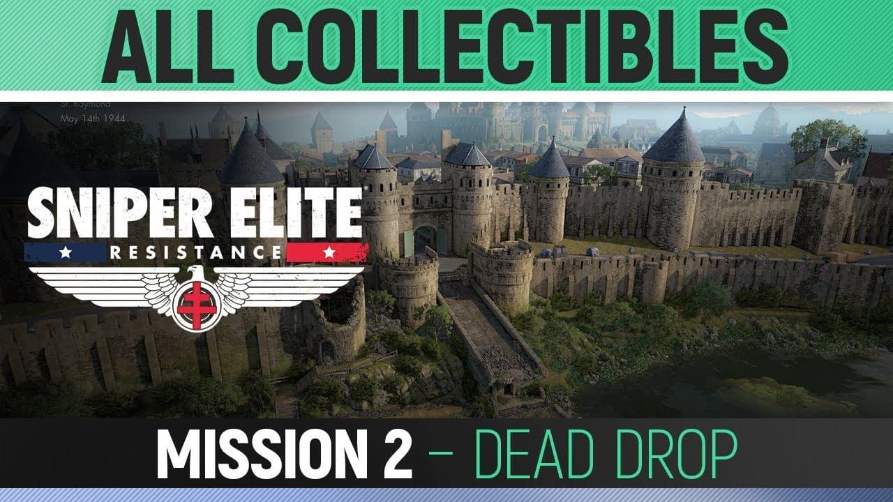 Sniper Elite: Resistance - Mission 2 - All Collectibles & Trophies 🏆 Dead Drop