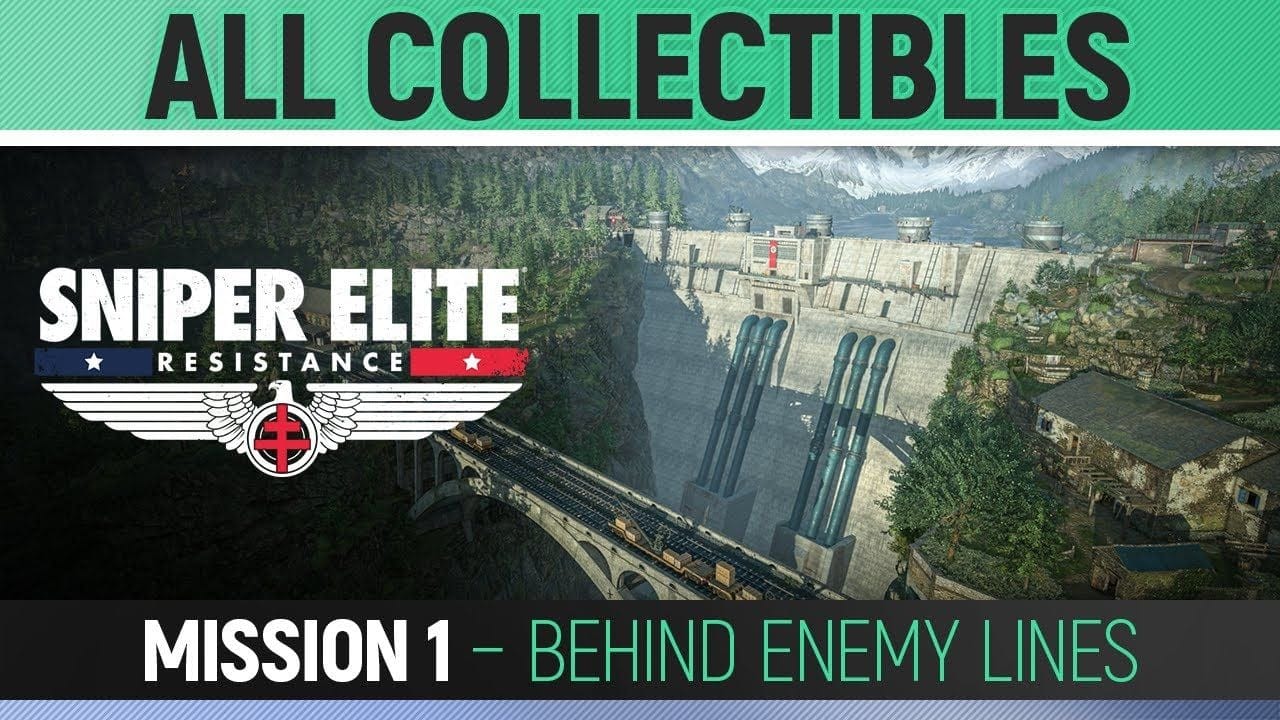Sniper Elite: Resistance - Mission 1 - All Collectibles & Trophies 🏆 Behind Enemy Lines