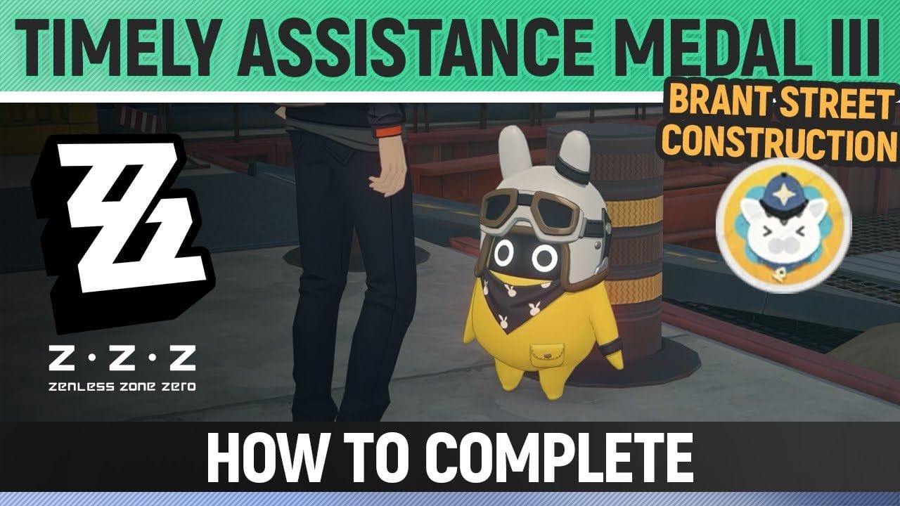 Zenless Zone Zero - Timely Assistance Medal III - Brant Street Construction