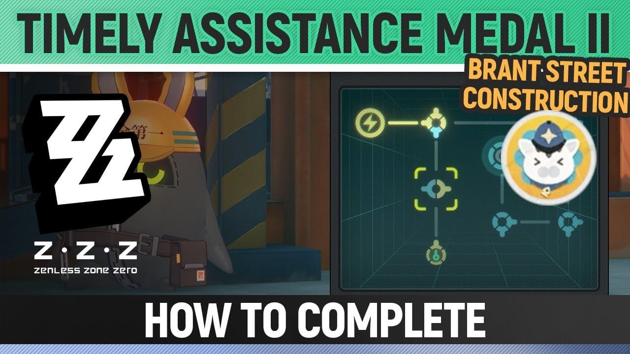 Zenless Zone Zero - Timely Assistance Medal II - Brant Street Construction