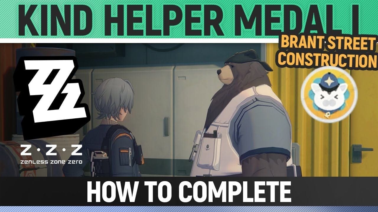 Zenless Zone Zero - Kind Helper Medal I - Brant Street Construction