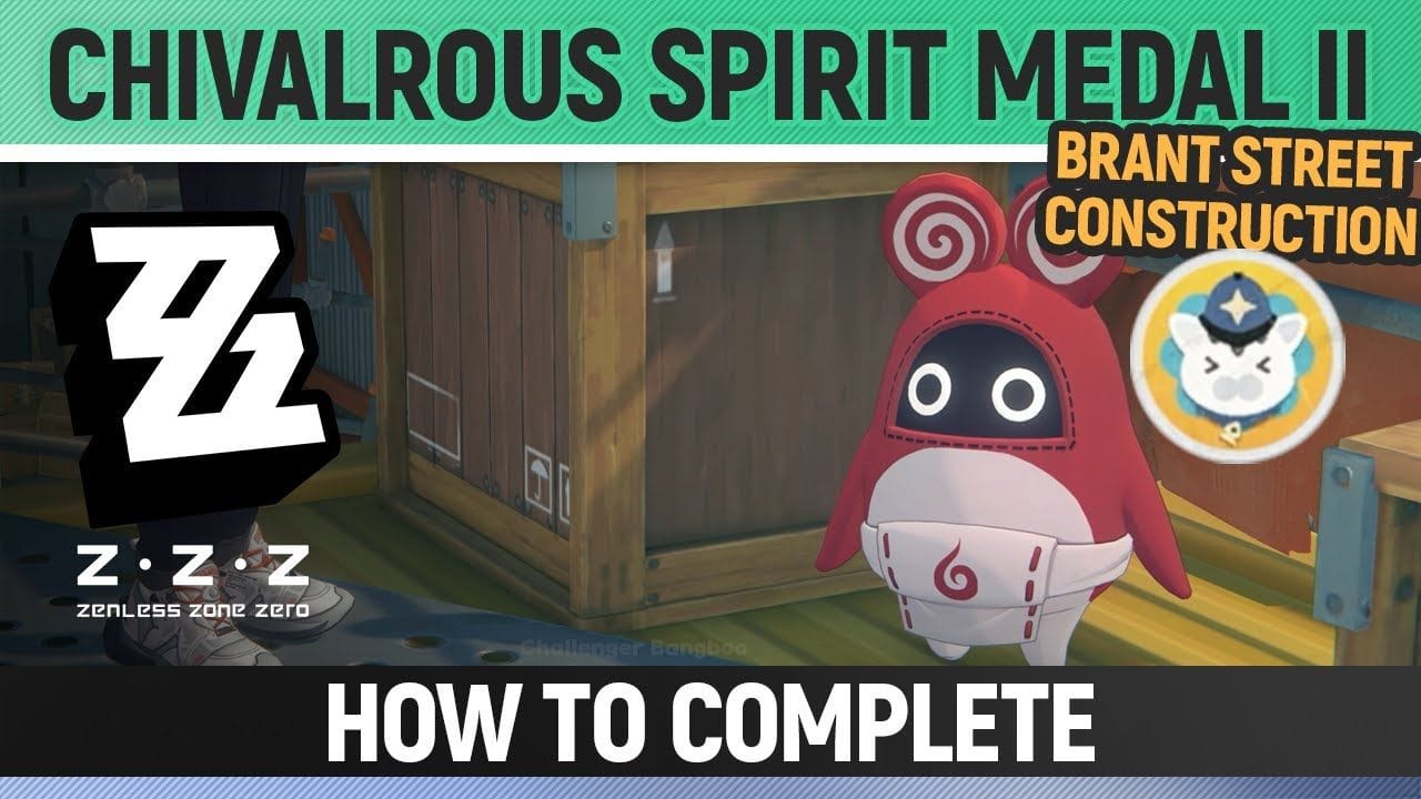Zenless Zone Zero - Chivalrous Spirit Medal II - Brant Street Construction