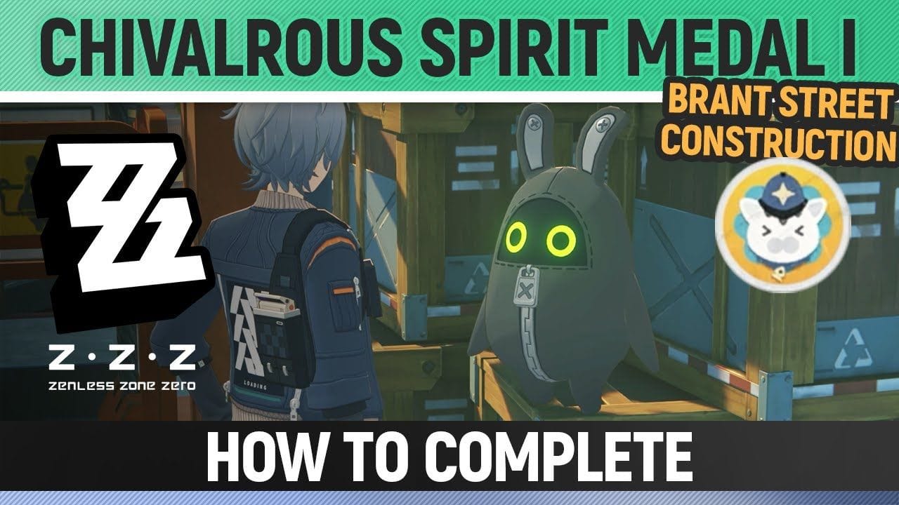Zenless Zone Zero - Chivalrous Spirit Medal I - Brant Street Construction