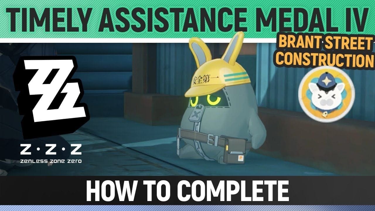 Zenless Zone Zero - Timely Assistance Medal IV - Brant Street Construction