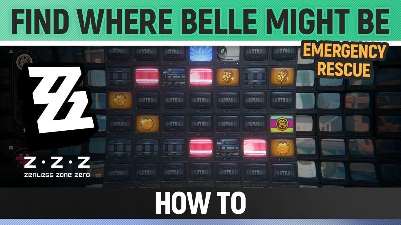 Zenless Zone Zero - Find where Belle might be & Evacuate the trapped people - How to