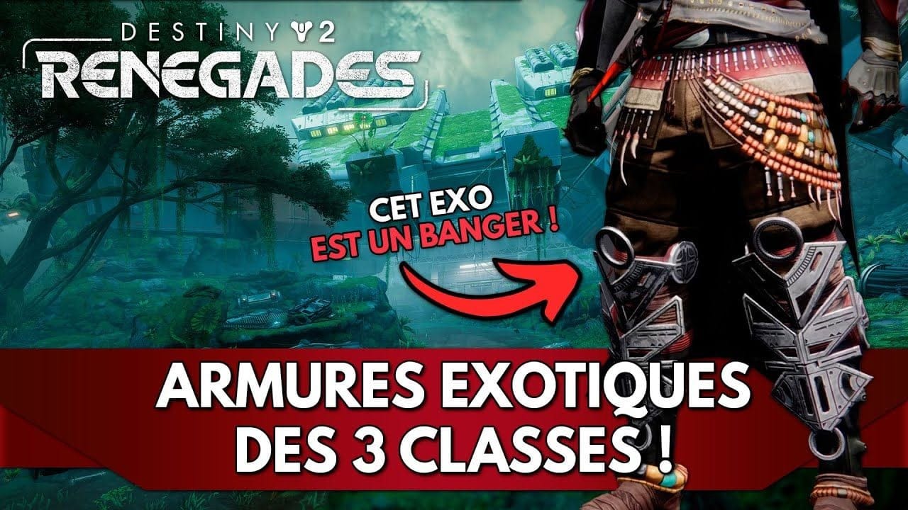 Destiny 2 FR Rebelles : Armures Exotiques Chasseur / Titan / Arcaniste