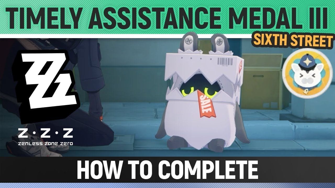 Zenless Zone Zero - Timely Assistance Medal III - Sixth Street