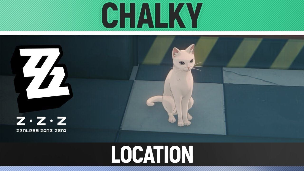 Zenless Zone Zero - Take a picture of the cat, Chalky, next to the arcade - How to