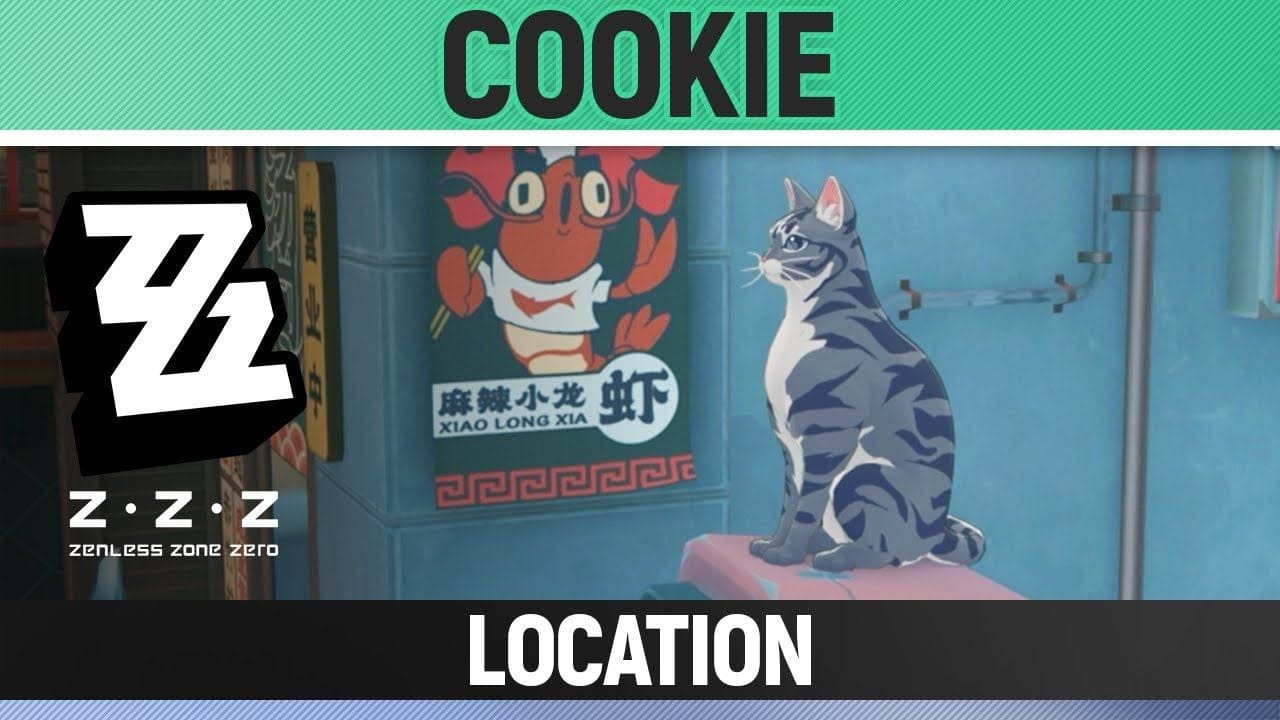 Zenless Zone Zero - Take a picture of the cat, Cookie, next to the noodle shop - How to