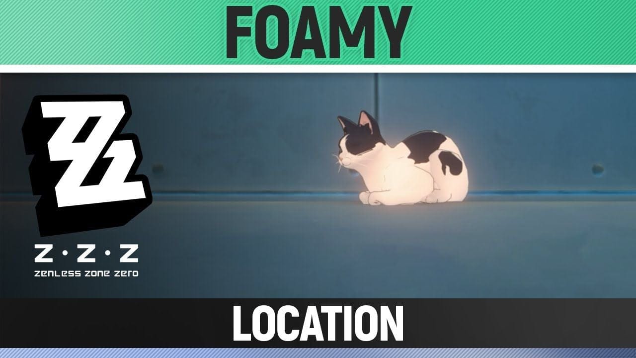 Zenless Zone Zero - Take a picture of the cat, Foamy, near the pipes - How to
