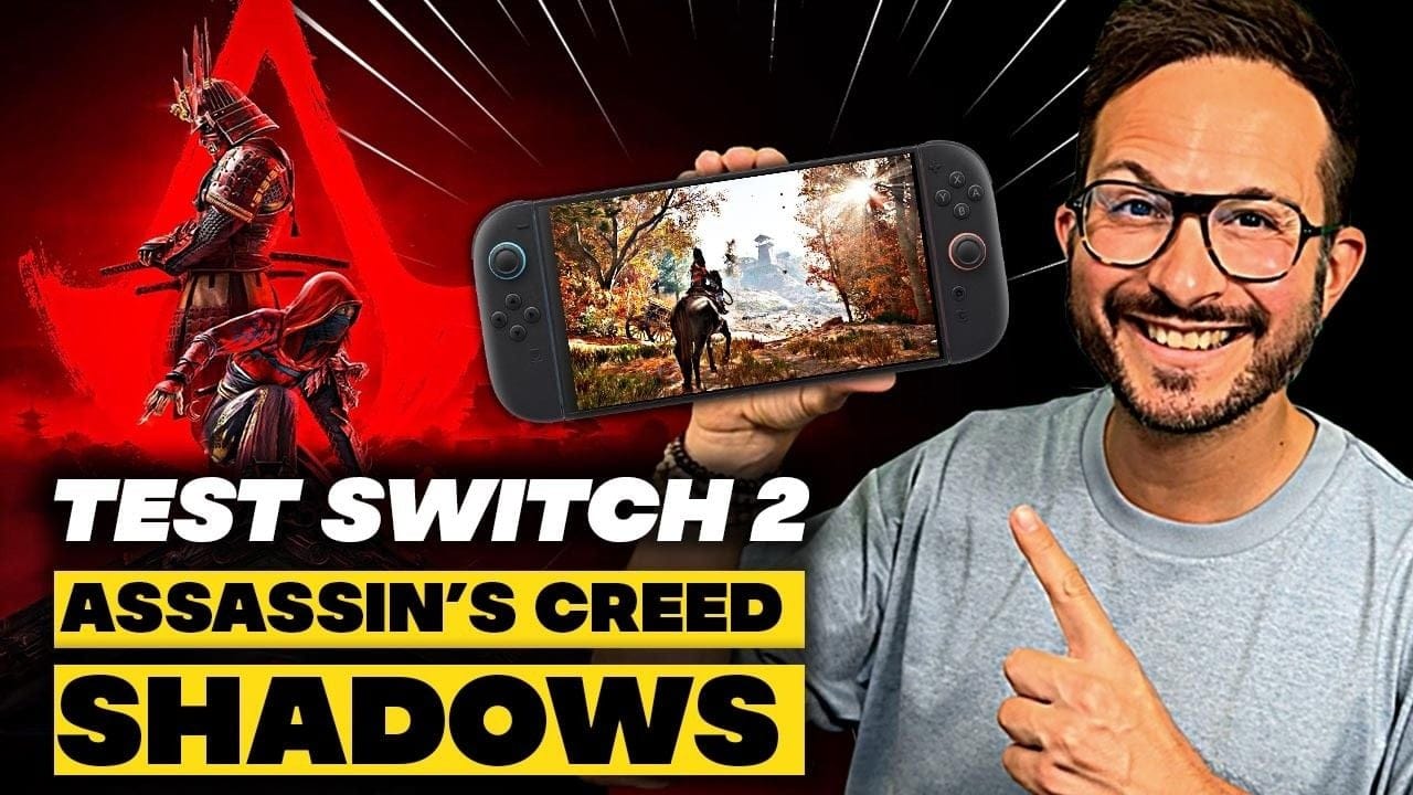 TEST Assassin's Creed Shadows sur Nintendo Switch 2 🔥 Résolution, Frame Rate, Mode TV et Portable