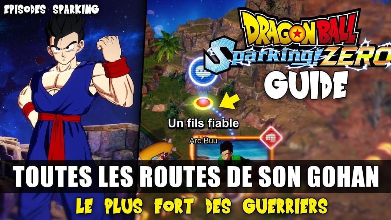 Dragon Ball: Sparking Zero : Guide 100% - TOUTES les Routes de SON GOHAN (🏆 Chapitres Sparking)