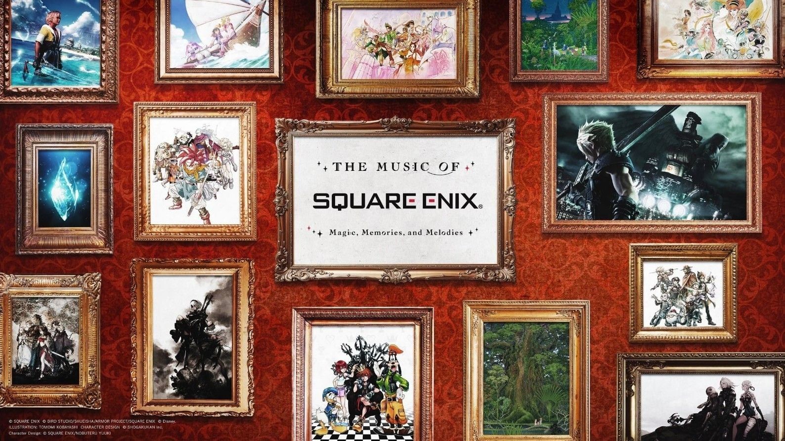 Square Enix va organiser des concerts mêlant Final Fantasy, Kingdom Hearts, NieR et d'autres séries, avec 2 dates en France