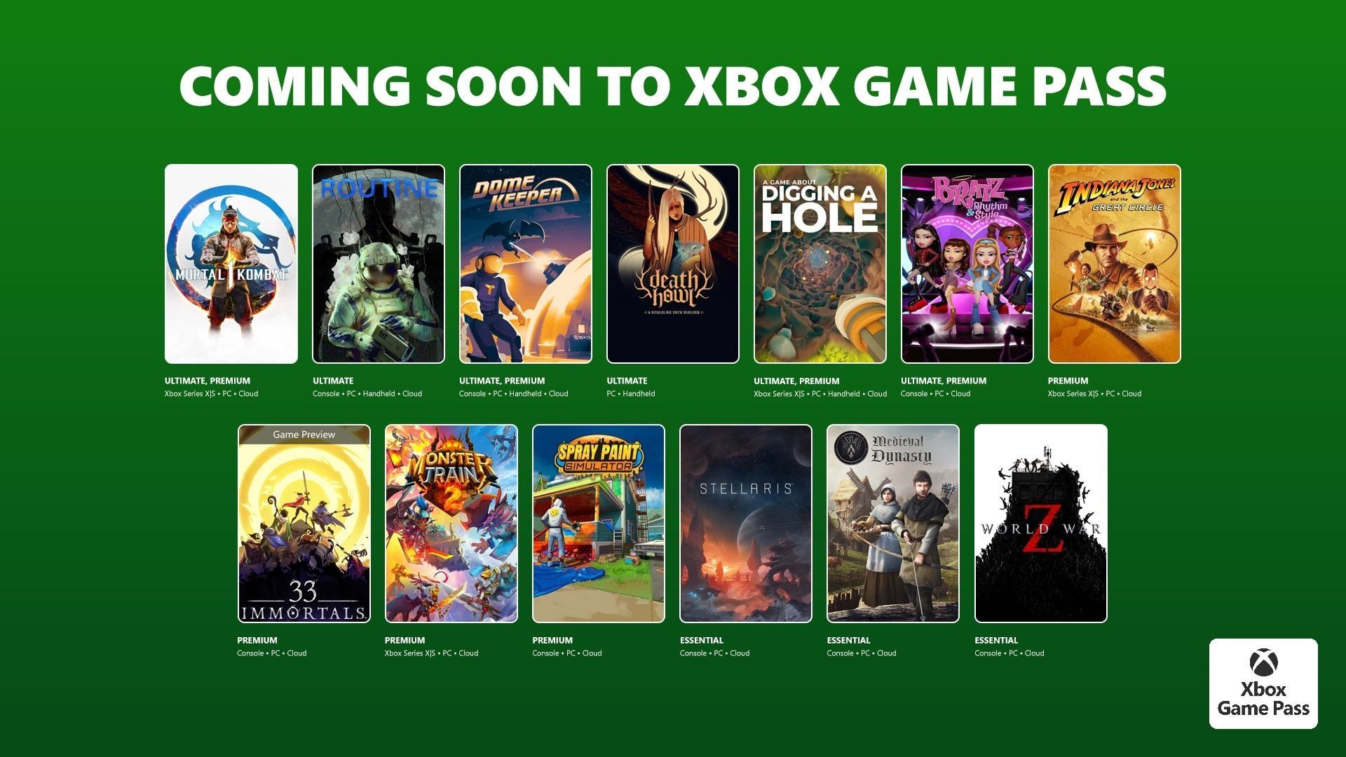 Xbox Game Pass : Mortal Kombat 1, Routine, Death Howl et d'autres arrivent - IG News