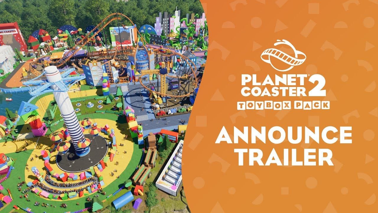 Planet Coaster 2 | Toybox Pack Announce Trailer