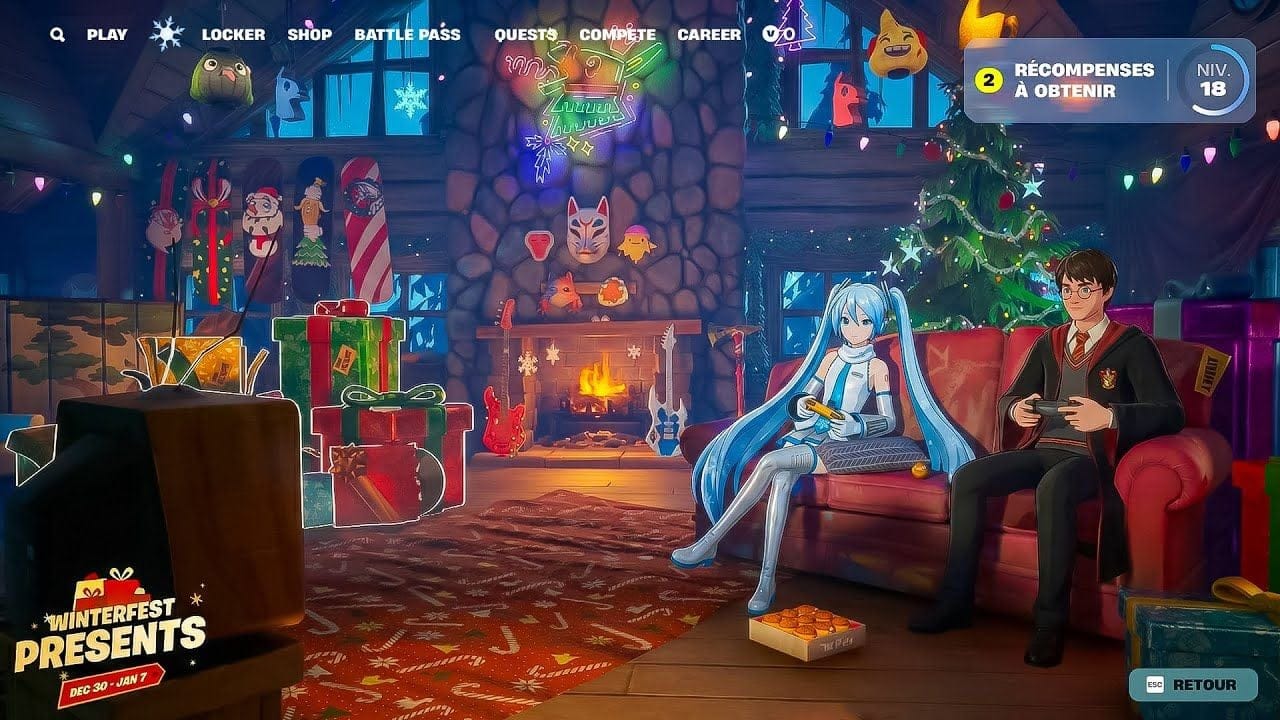 MERCI FORTNITE !! 🎁🎄(Fête Hivernale 2025)