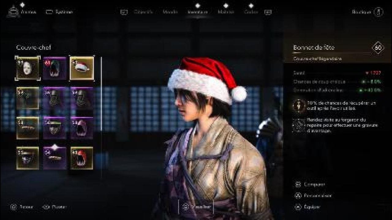 Assassin's Creed Shadows 03/12 C Récompense du COFFRE - Naoe notre Mère Noel 2025