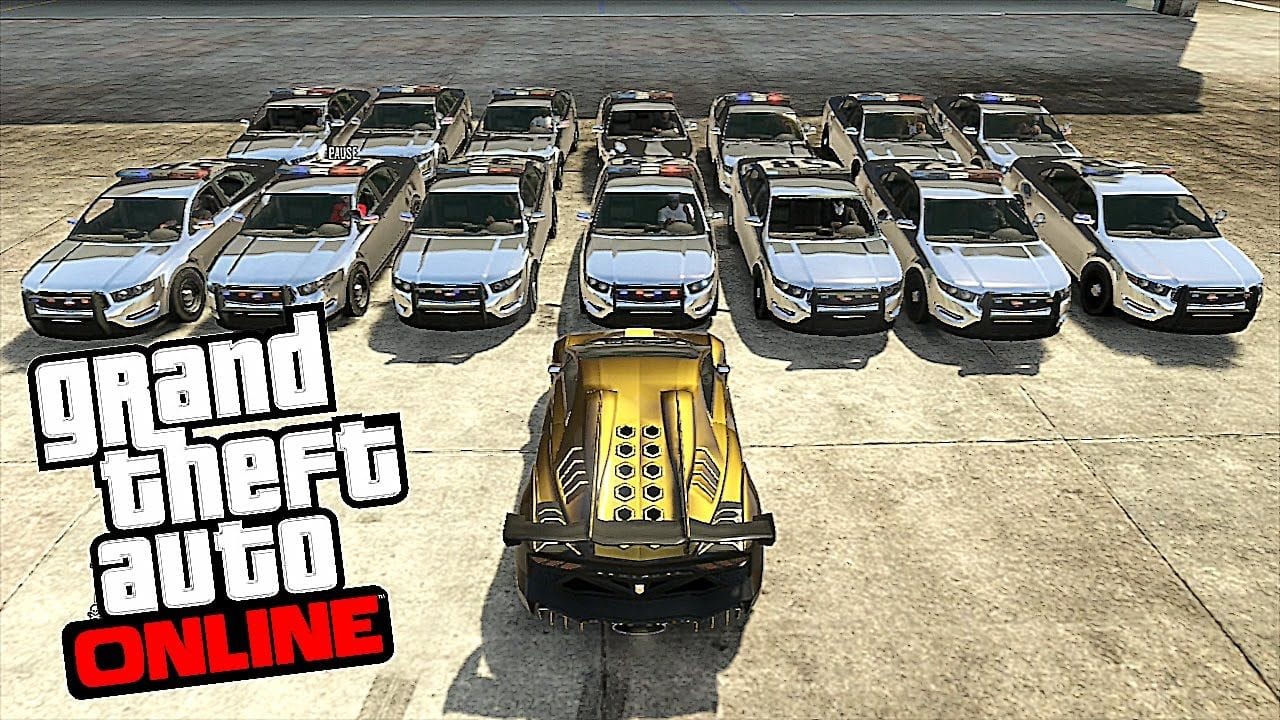 VÉHICULES DE POLICE CHROMÉS POUR LA CHASSE - GTA 5 ONLINE