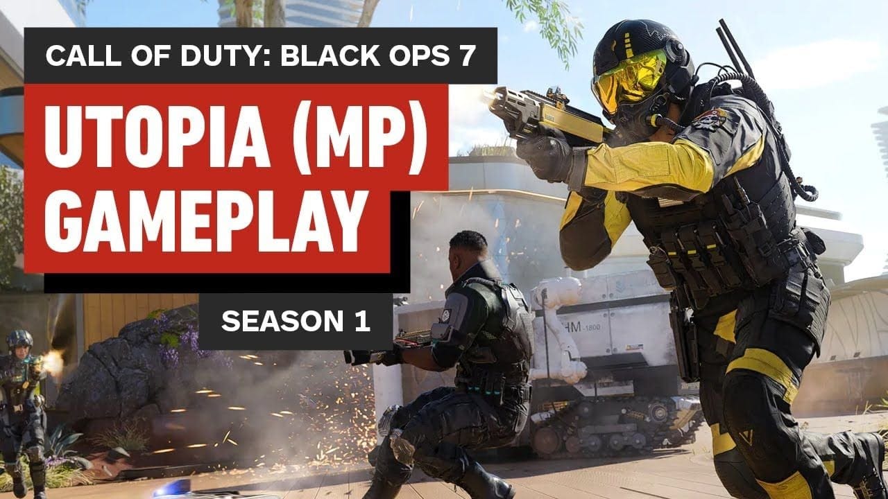 Call of Duty: Black Ops 7 – Utopia Map (6v6 Team Deathmatch) Season 1 Gameplay | 4K 60FPS