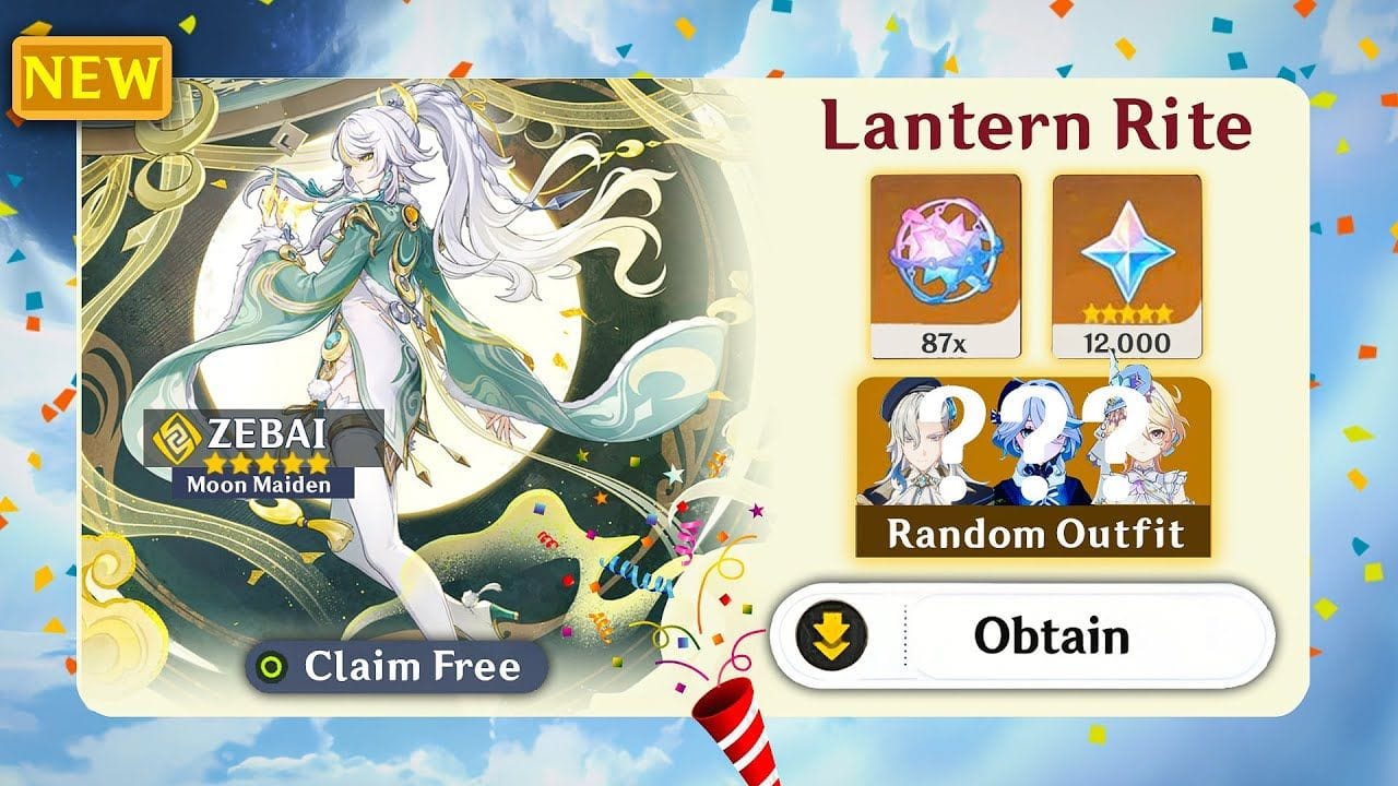 UPDATED! CONFIRMED LANTERN RITE FREE REWARDS! HERES HOW TO CLAIM - Genshin Impact