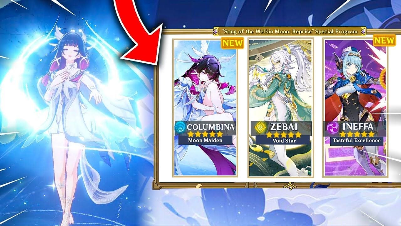 JUST IN! COLUMBINA GAMEPLAY! + 6.3 CONFIRMED BANNER LINEUP! - Genshin Impact