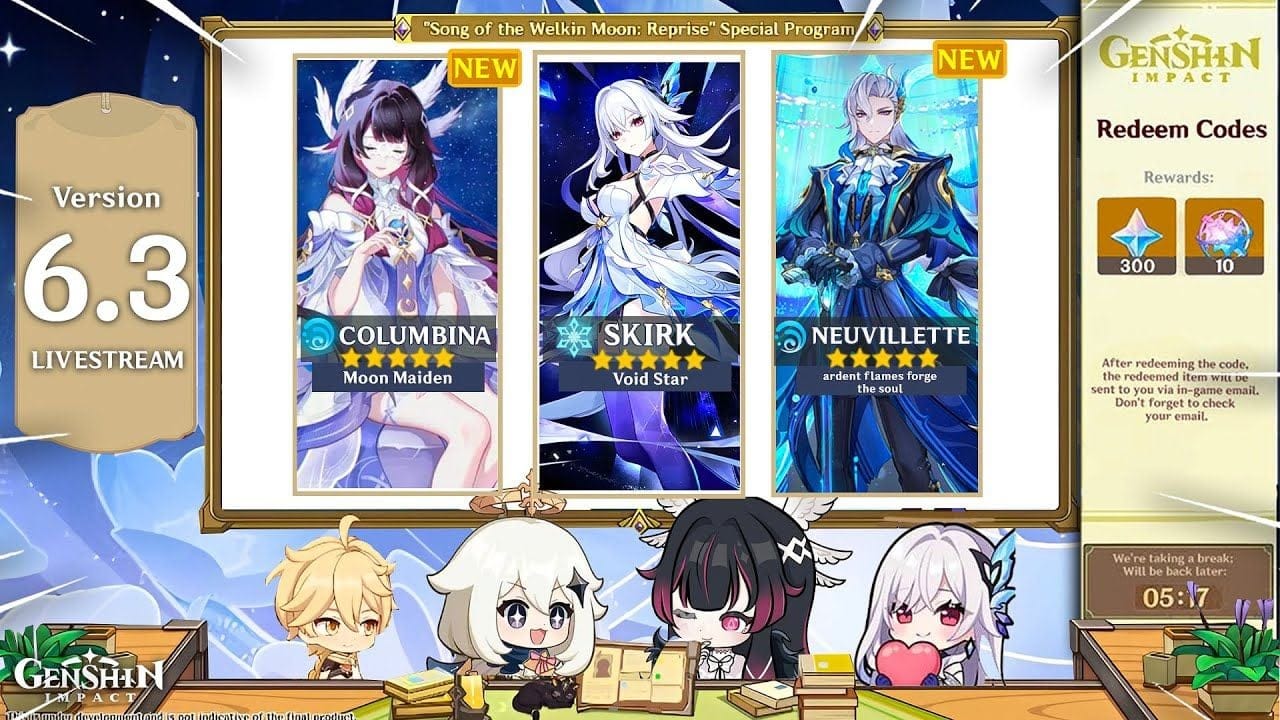 JUST IN! 6.3 BANNERS ARE FINALLY HERE! NEW KIT INFO UPDATED! - Genshin Impact